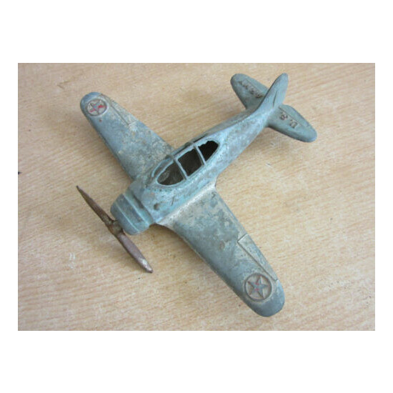Vintage Kiddie Toy Hubley U.S. Army Plane toy 6" X 8" {1}