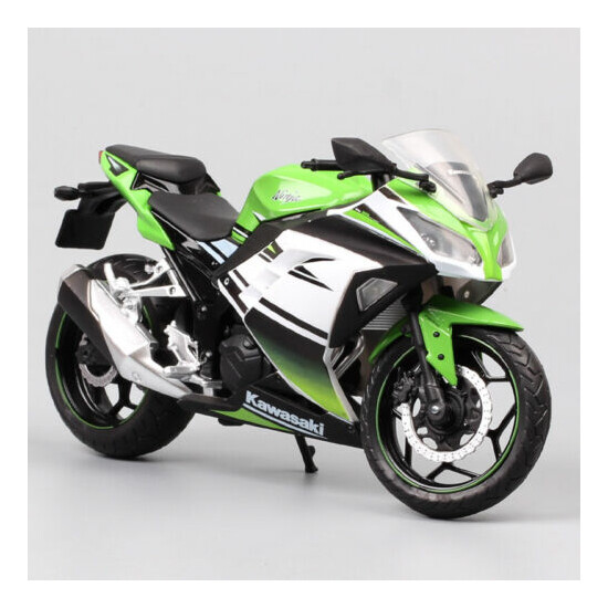 1/12 scale Kawasaki Ninja 300 250r Motorcycle diecast motorbike racing model toy {7}