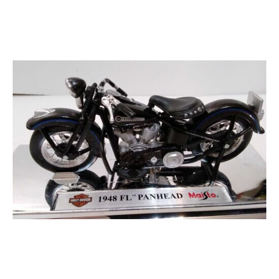  Harley-Davidson 1948 FL Panhead DieCast Collectible MAISTO / With STAND {8}