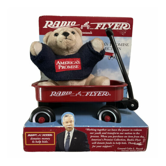 Radio Flyer ~ Colin Powell Bear ~ America's Promise Collection ~ Model #AP901  {1}