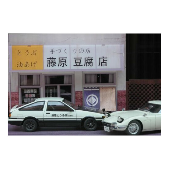 ######1/18 1/32 Initial D Tofu Shop With LED Light Yumebox Display Toyota AE86## {8}
