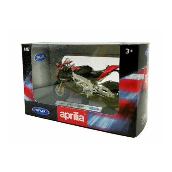 Welly 1:18 Aprilia RSV 4 Factory Motorcycle Bike Model Toy New In Box {4}