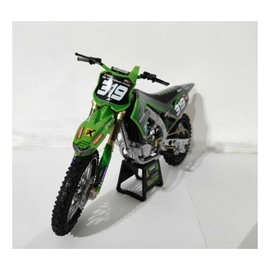 New Ray 1:12 #319 Bud Racing Kawasaki KXF 450 Toy Model Supercross MOTOCROSS {2}