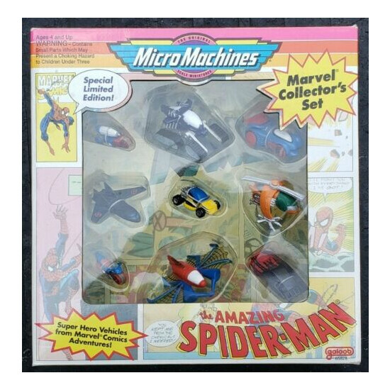 Micro Machines Marvel The Amazing Spider-Man Action Playset Galoob Vintage MISB {1}