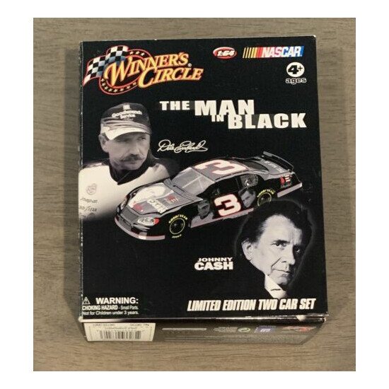 2009 WINNERS CIRCLE THE MAN IN BLACK-DALE EARNHARD & JOHNNY CASH-CARS IN PACKAGE {1}