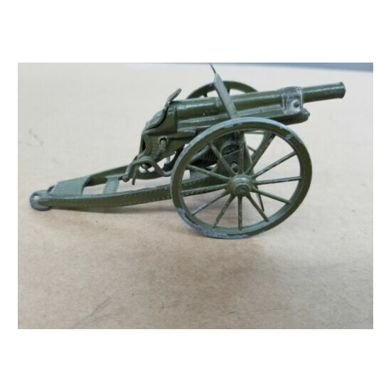 Vintage 1950's Britians Cap Firing Royal Artillery WWII Cannon Very Nice E2 {1}