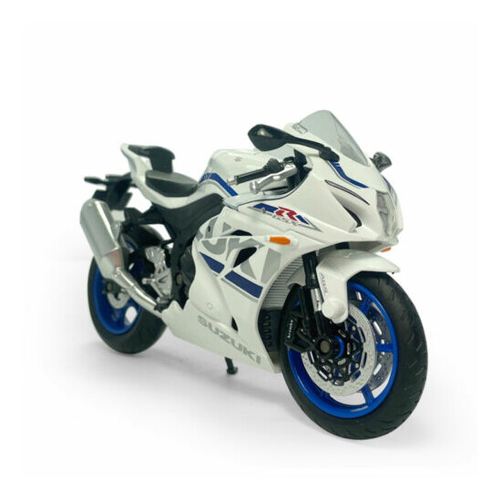 1:12 Scale Suzuki GSX-R1000 Motorcycle Model Diecast Bike Model Toys Gift White {4}