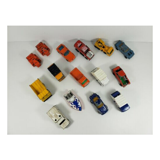 15 Assorted 1970s Matchbox Cars and Vehicles of Varying Years and Conditions {3}
