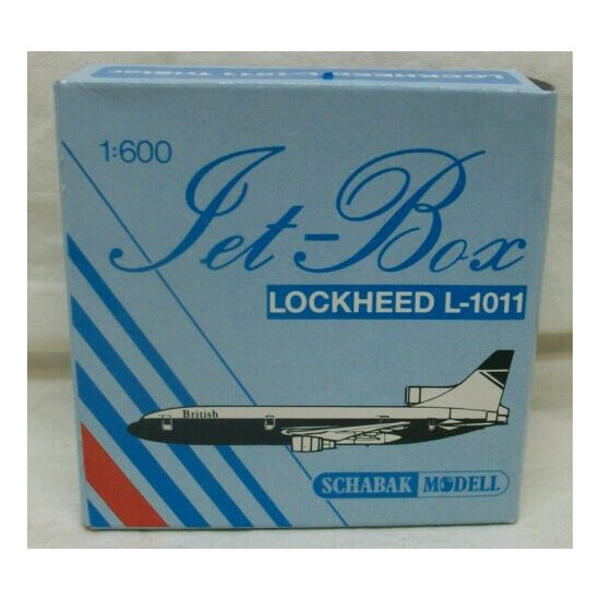 MIB Vintage Schabak (Germany) Diecast British Lockheed L-1011 TriStar Jet Plane {1}