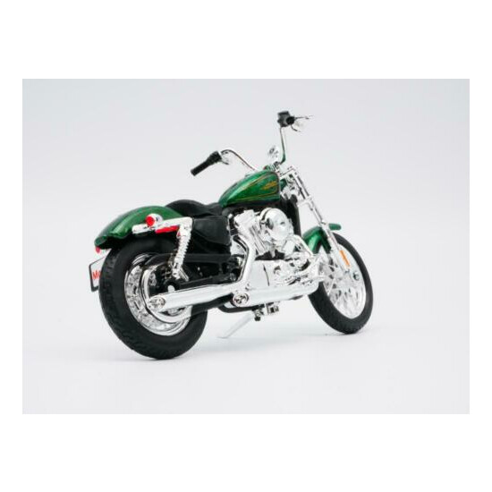 2012 XL 1200V SEVENTY TWO GREEN HARLEY DAVIDSON MOTORCYCLE ADULT COLLECTIBLE  {5}