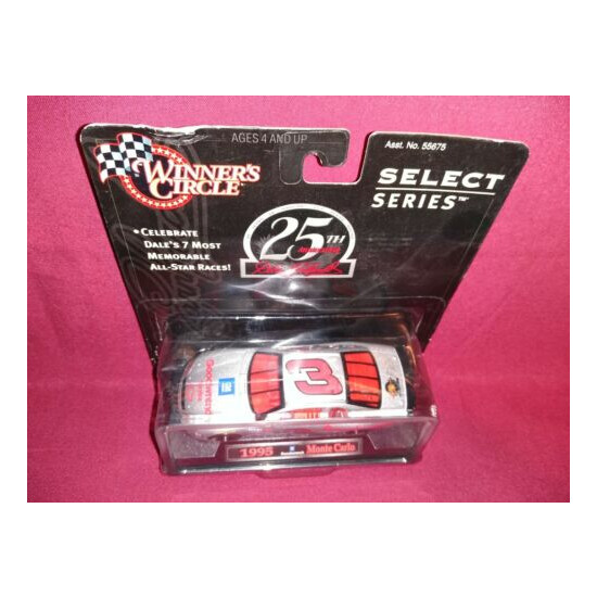 VINTAGE 1995 NASCAR DALE EARNHARDT SR #3 25TH ANNIVERSARY SILVER SELECT CAR {3}