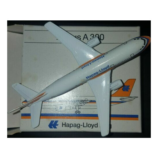 Schabak Hapag-Lloyd Flug Airbus A300 903/18 1:600 Scale Airplane Diecast Model {1}