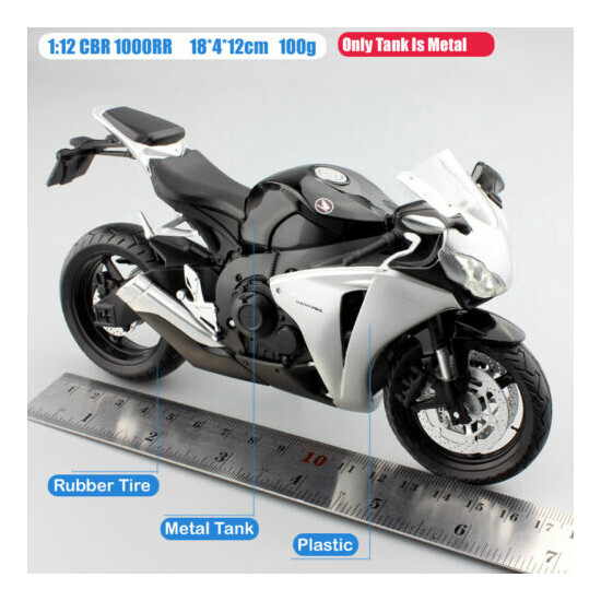 Automaxx 1/12 scale Honda CBR1000RR Fireblade Motorcycle Diecast models bike toy {2}