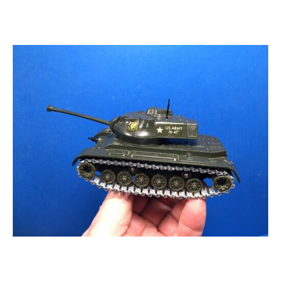 Solido General Patton M-47 US Military Tank Char Blinde Die Cast Toy L2 {1}