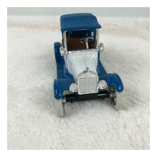 ERTL 1918 Ford Runabout Blue Die-Cast Metal Locking Coin Bank 1/25 Scale Car {6}