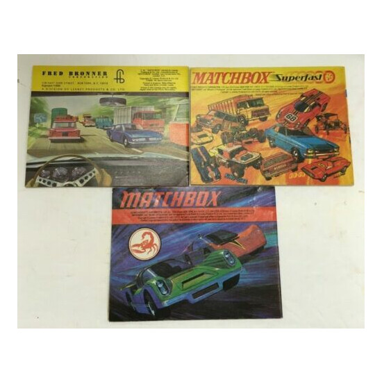 LOT OF 3 MATCHBOX U.S.A EDITION COLLECTOR'S CATALOGS 1969,70,71 EXCELLENT COND. {2}