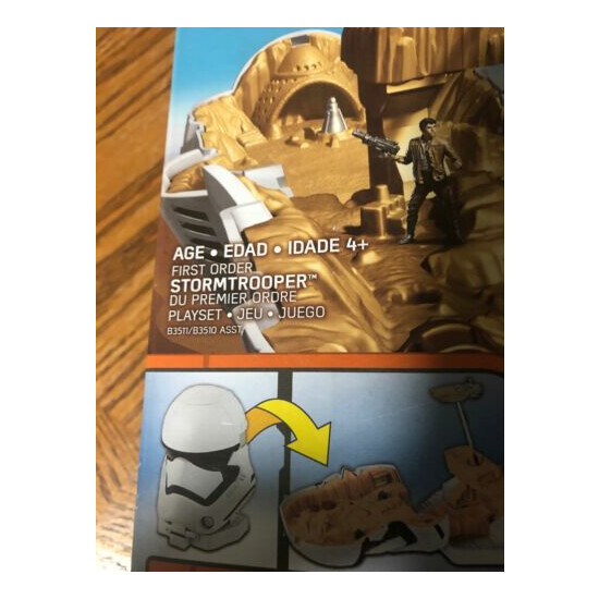 Hasbro Micro Machines Playset Star Wars First Order Stormtrooper / New {4}