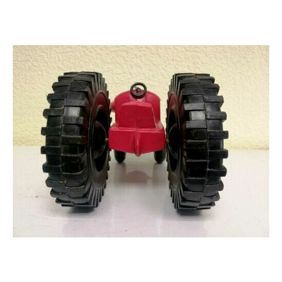 Vintage USSR Blow Plastic Toy Tractor Soviet Toy. Rare!!! {4}