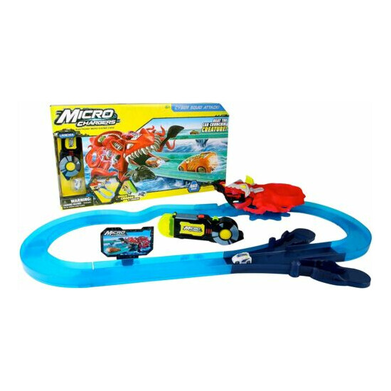 Micro Chargers Cyber Squid Attack Race Track Set {2}