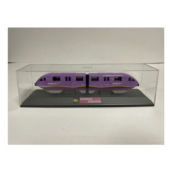Sentosa Express Purple 1/120 Diecast Monorail in Display Case "The State of Fun" {1}
