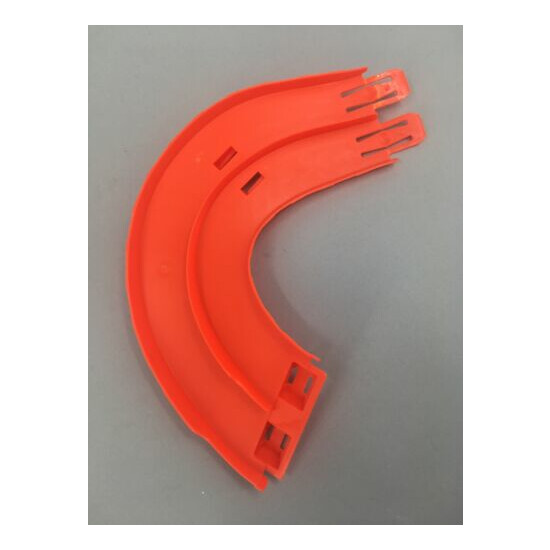 Hot Wheels Super Ultimate Garage Replacement Part Orange Track Piece Bottom to A {1}
