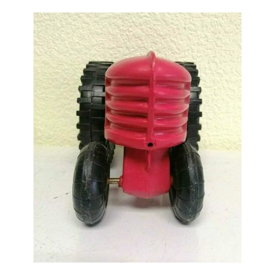 Vintage USSR Blow Plastic Toy Tractor Soviet Toy. Rare!!! {5}