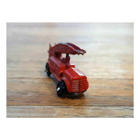 Vintage Miniature Die Cast Fire Truck {3}