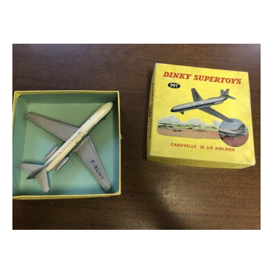 Dinky 997 Caravelle SE210 Airliner complete with Original Box {1}