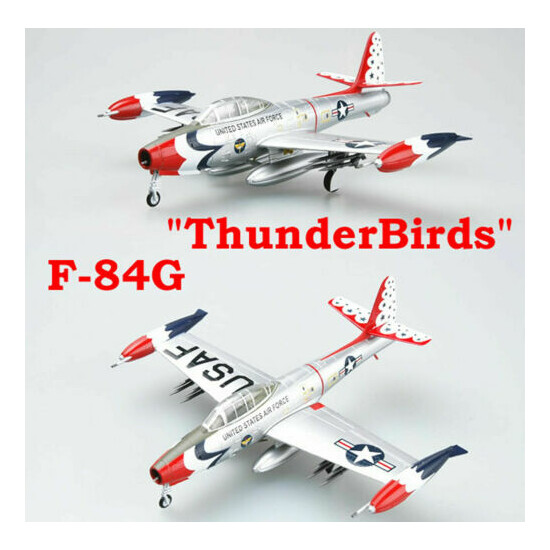 Easy Model 1/72 USAF F-84G Air demonstration flight team "THUNDERBIRDS" #36801 {1}