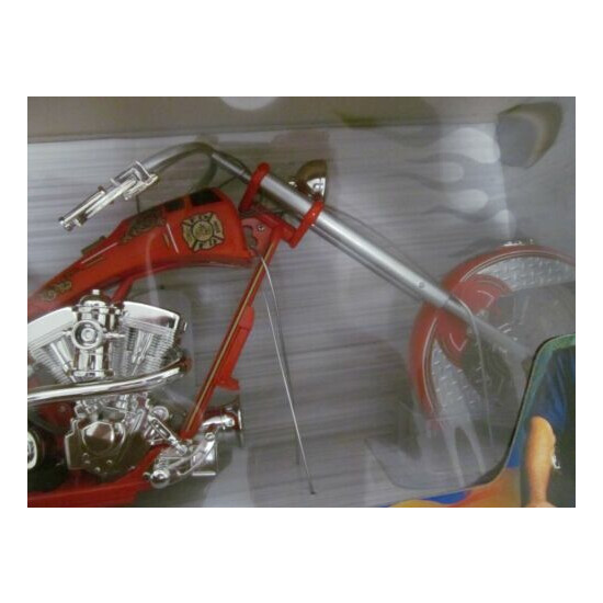 2004 Orange County Choppers Light & Sound Fire Bike 1/10 Scale NRFB {7}