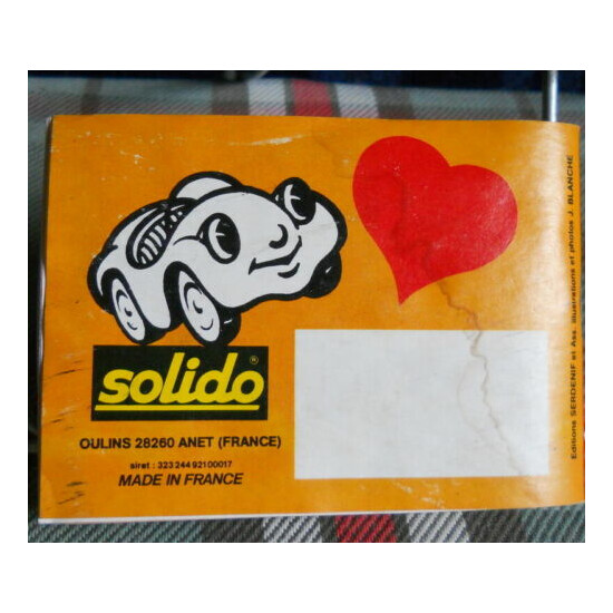 SOLIDO COLLECTORS CATALOG 1986 *TOY & MODEL CAR ADVERTISING  {2}