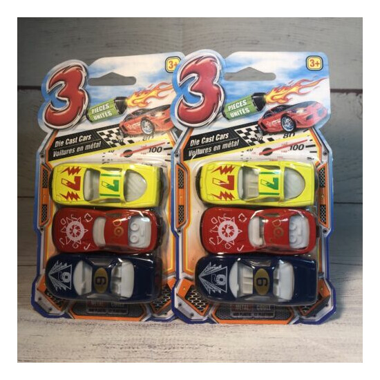Lot of 2- Die Cast Cars New 3PK. Diecast metal and plastic, 2.5" cars {1}