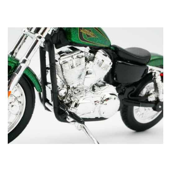 2012 XL 1200V SEVENTY TWO GREEN HARLEY DAVIDSON MOTORCYCLE ADULT COLLECTIBLE  {8}