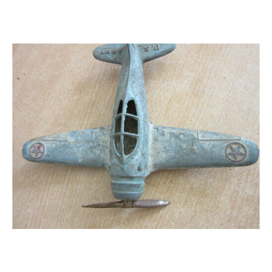 Vintage Kiddie Toy Hubley U.S. Army Plane toy 6" X 8" {4}