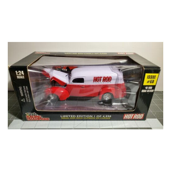 Racing Champions Hot Rod Magazine 1940 Ford Sedan Delivery 1:24 Scale New in Box {1}