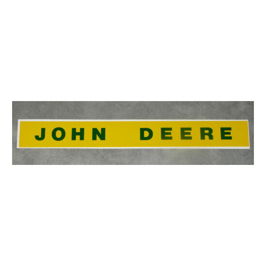 7-1/2" DECAL for Rear of John Deere Pedal Tractor Wagon Adhesive 1960s+ jP2 {1}