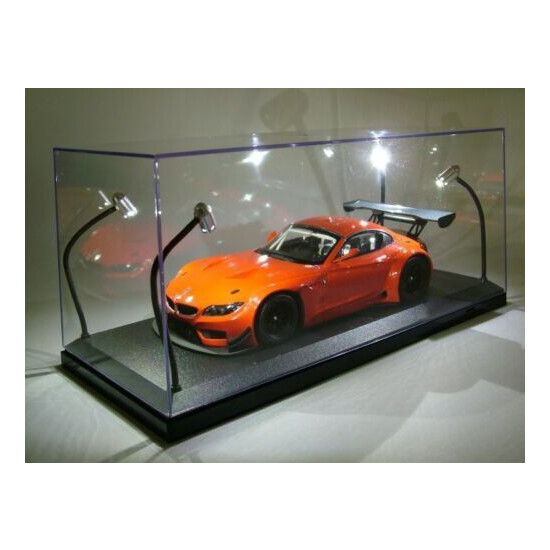 Showcase Case pinboard in Plexiglass 1/18 with 4 LED Car Diecast f1 GT Ferrari  {5}
