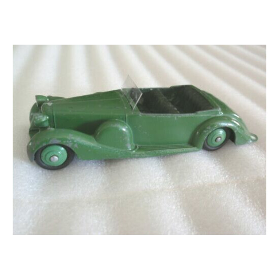 Dinky Toys 38C Lagonda Tourer Green Car (46-55) Original Paint New Tyres/Screen! {2}