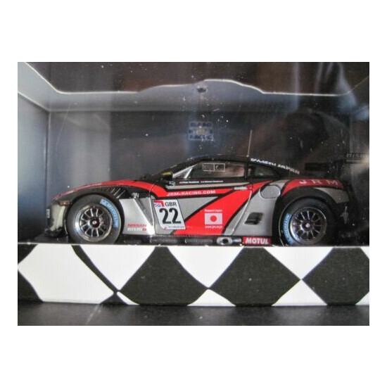  Two Ebbro Nissan GT-Rs GT1 2011 JRM Racing #22,#23 (Black) 1/43 scale {4}
