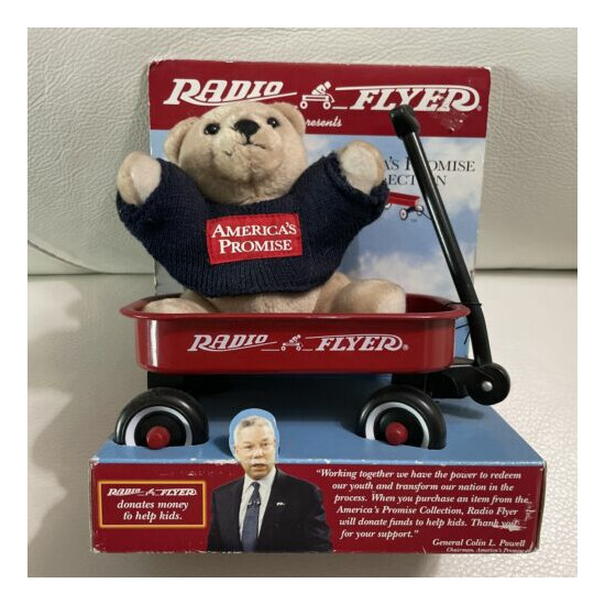 Radio Flyer ~ Colin Powell Bear ~ America's Promise Collection ~ Model #AP901  {2}