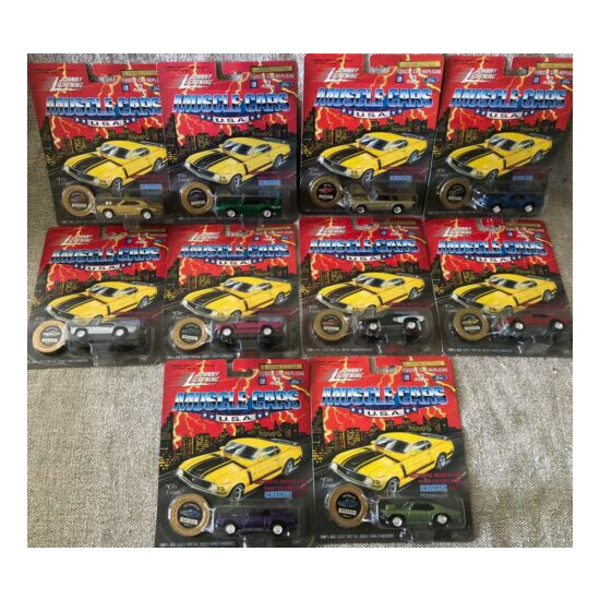 Johnny Lightning Limited Edition Muscle Cars, USA, Series 11, Lot of 10, NIP {1}