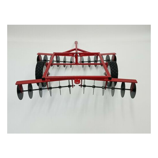 Pedal Tractor Disc attachment made form steel red {4}