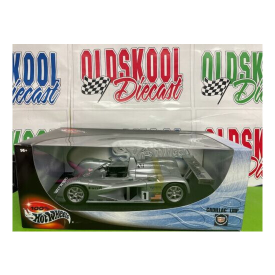 2001 CADILLAC LMP NORTHSTAR SILVER 100% HOT WHEELS LEMANS PROTOTYPE 1:18 scale {1}