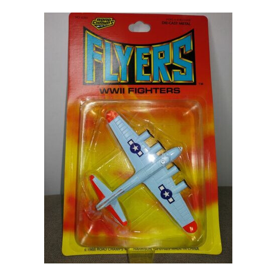 Vintage 1988 Road Champs Flyers B-17G Flying Fortress Diecast WWII Airplane {1}