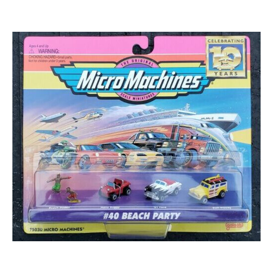 Micro Machines #40 Beach Party Vehicle Set Galoob Vintage 1994 VHTF MISB  {2}