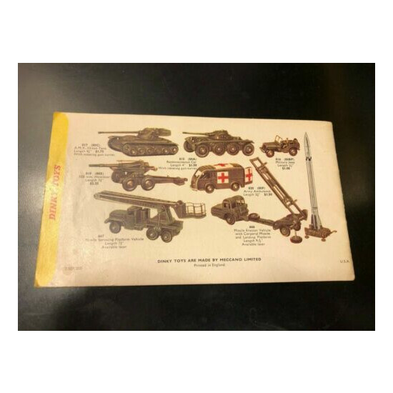 Dinky Toys 1959 Meccano Catalog England - Die Cast Models!!  {2}