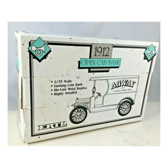 1912 Open Cab Ford Locking Coin Bank Agway Vintage 1992 New  {5}