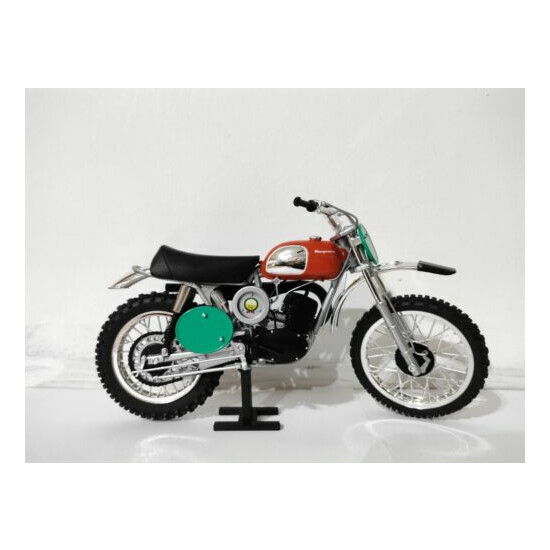 Kengfai 1:12 Husqvarna 250 Cross Model Motocross Motorbike Dirt Bike Scrambler {2}