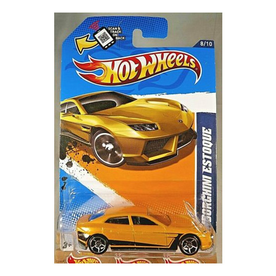 2012 Hot Wheels KMART Exclusive #128 HW All Star 8/10 LAMBORGHINI ESTOQUE Yellow {1}
