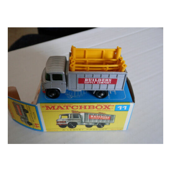 1969 Matchbox Scaffolding Truck Original Box #11 {1}